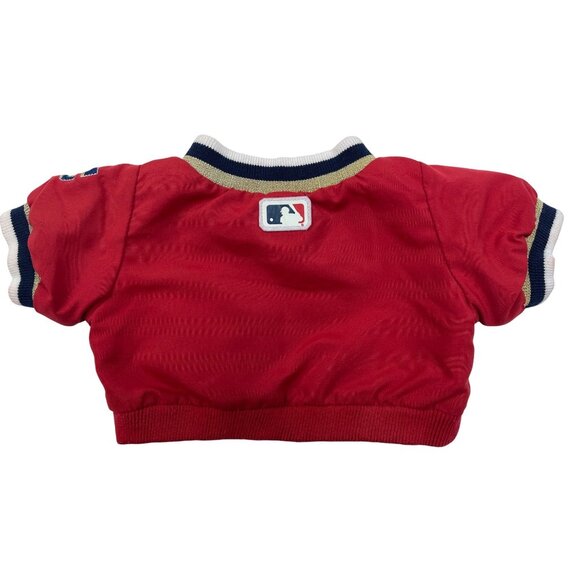 Washington Nationals Build-A-Bear Red Shirt With Embroidered Logos & Mesh - Picture 2 of 6
